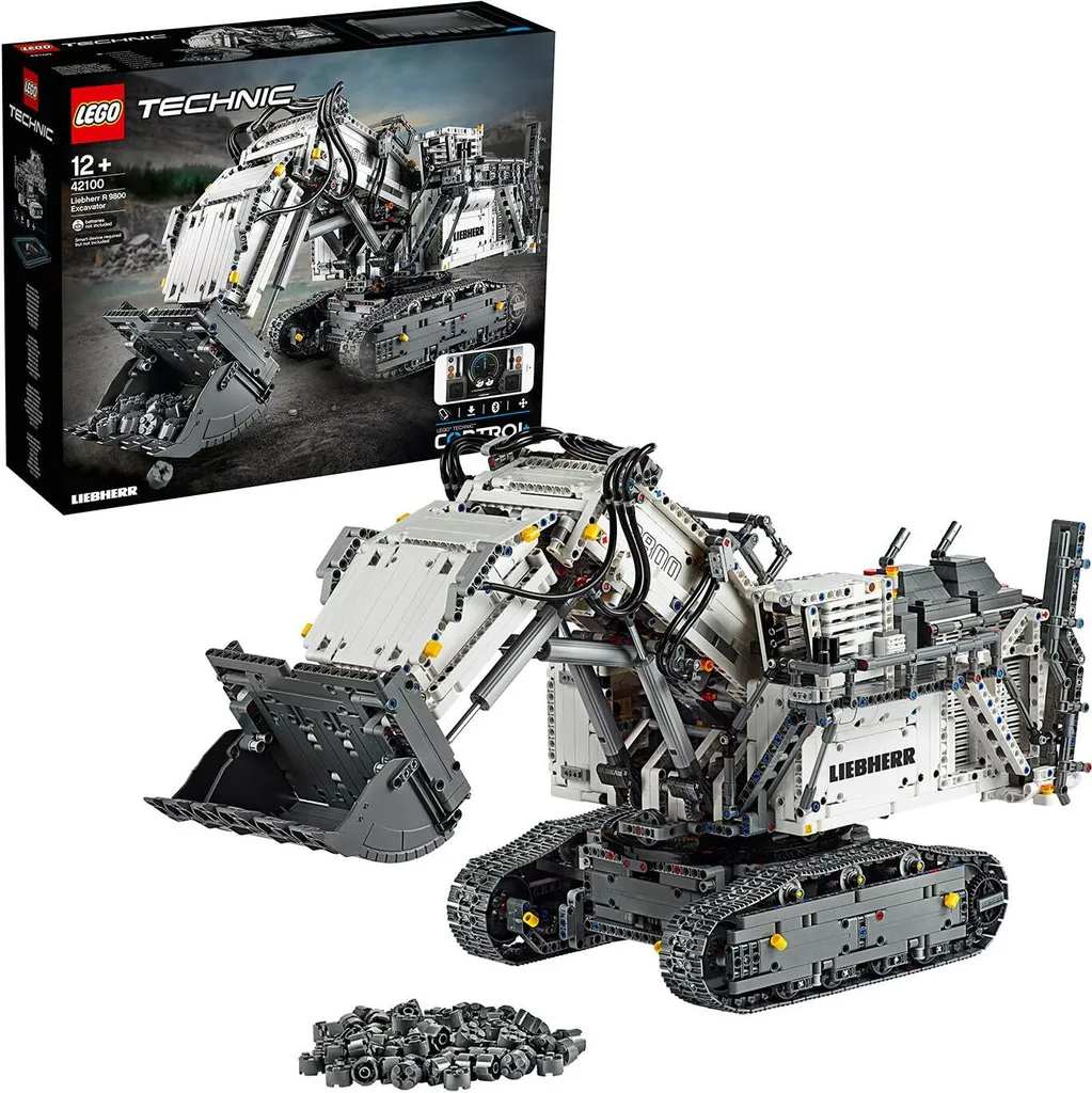 LEGO Technic Liebherr R 9800 Bagger 42100 – 4108 Teile Control+